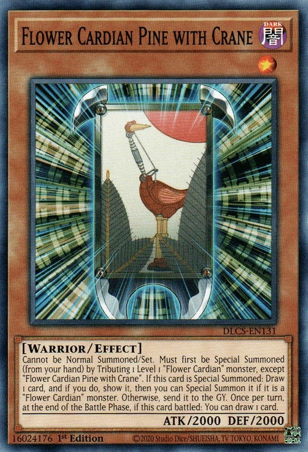 Image for Flower Cardian Pine with Crane (Dragons of Legend: The Complete Series) (DLCS-EN131) - YuGiOh