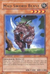 Image for Mad Sword Beast (Pharaoh's Servant) (PSV-091) - YuGiOh