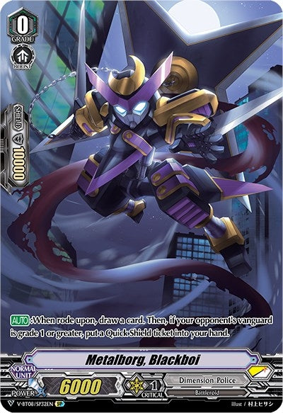 Image for Metalborg, Blackboi (SP) (V-BT08: Silverdust Blaze) (V-BT08/SP32EN SP) - Cardfight Vanguard