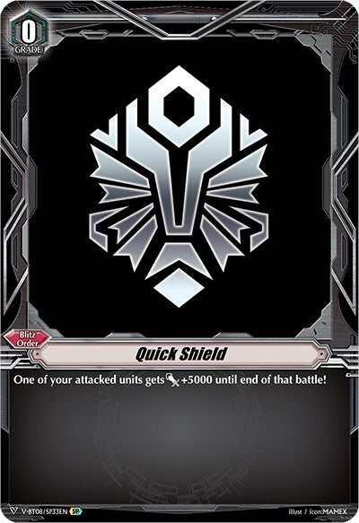Image for Quick Shield (Dimension Police) (SP) (V-BT08: Silverdust Blaze) (V-BT08/SP33EN SP) - Cardfight Vanguard