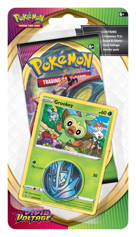 Image for Vivid Voltage Single Pack Blister [Grookey] - Pokemon
