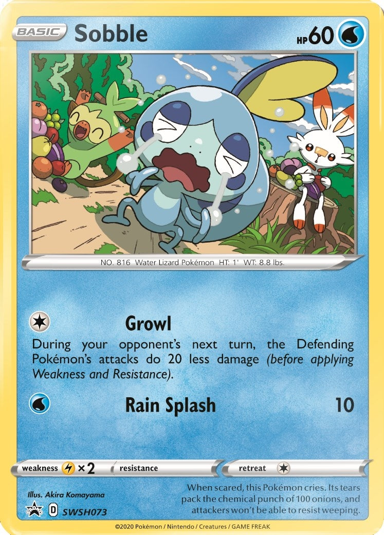 Image for Sobble - SWSH073 (SWSH: Sword & Shield Promo Cards) (SWSH073) - Pokemon