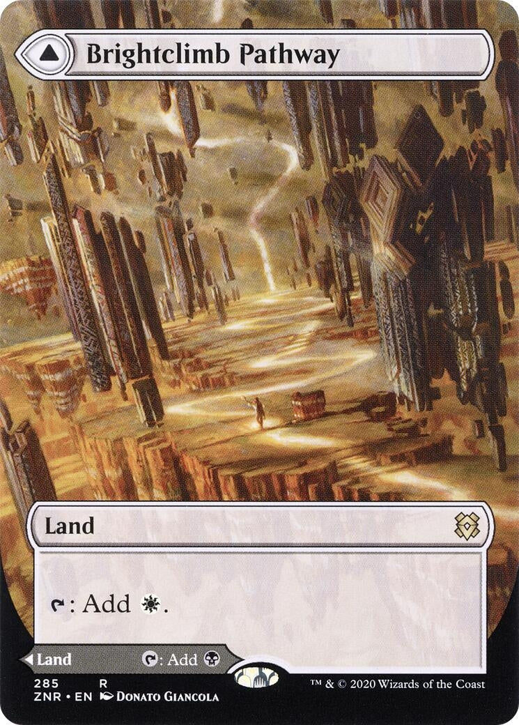 Image for Brightclimb Pathway (Borderless) (Zendikar Rising) (285) - Magic: The Gathering