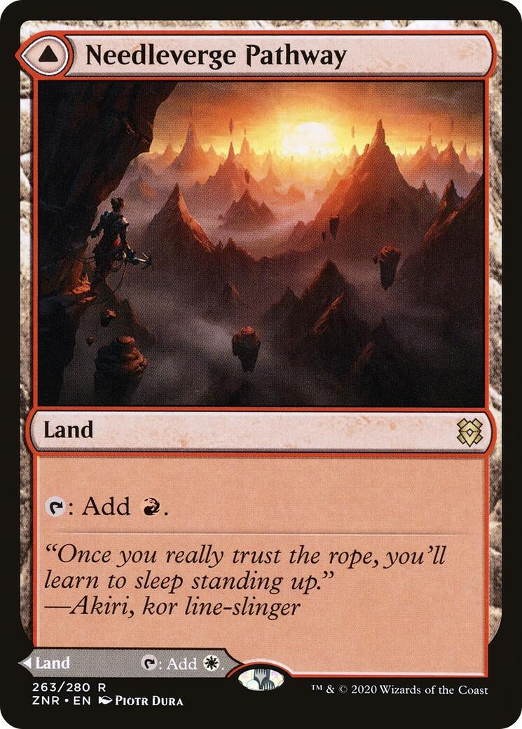 Image for Needleverge Pathway (Zendikar Rising) (263) - Magic: The Gathering