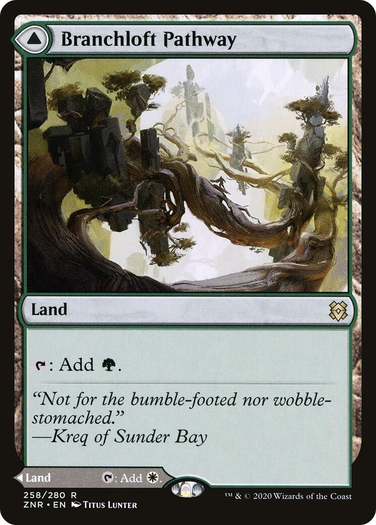 Image for Branchloft Pathway (Zendikar Rising) (258) - Magic: The Gathering