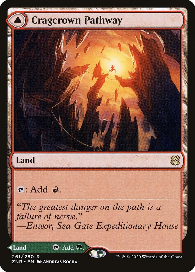 Image for Cragcrown Pathway (Zendikar Rising) (261) - Magic: The Gathering