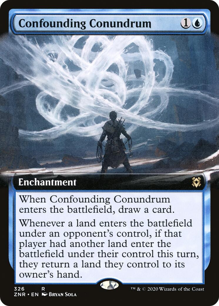 Image for Confounding Conundrum (Extended Art) (Zendikar Rising) (326) - Magic: The Gathering