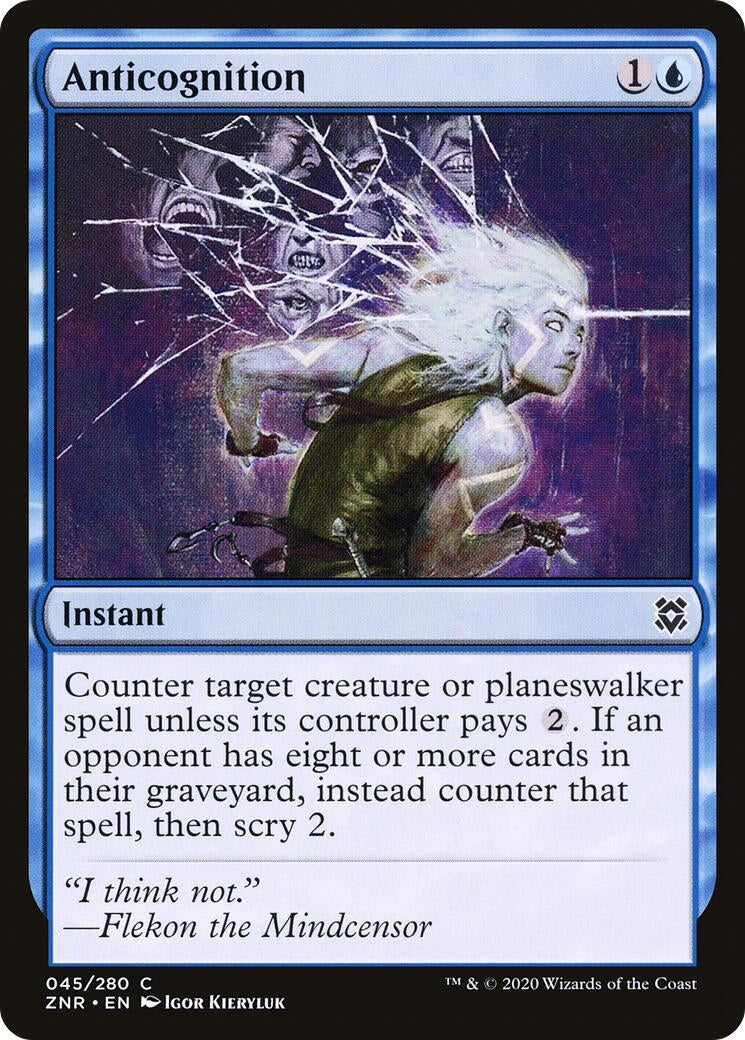 Image for Anticognition (Zendikar Rising) (45) - Magic: The Gathering