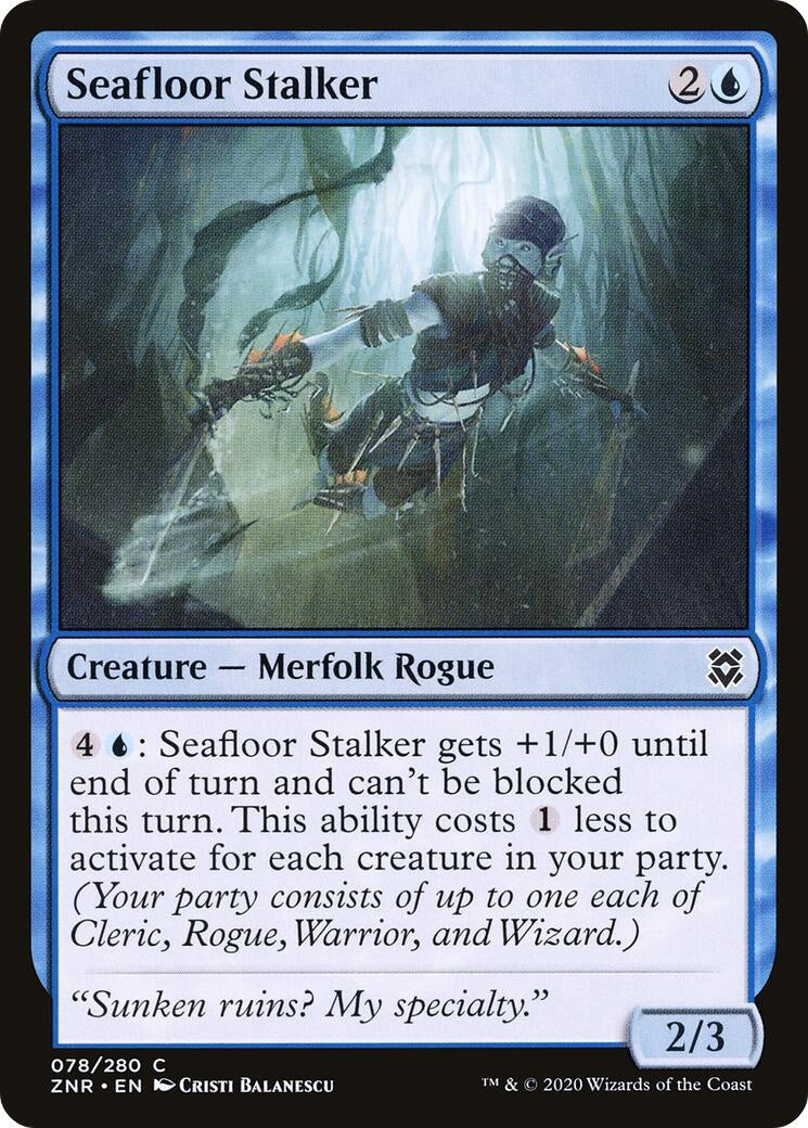 Image for Seafloor Stalker (Zendikar Rising) (78) - Magic: The Gathering