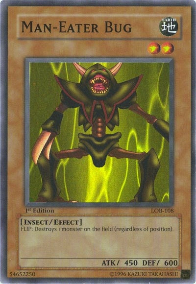 Image for Man-Eater Bug (The Legend of Blue Eyes White Dragon) (LOB-108) - YuGiOh