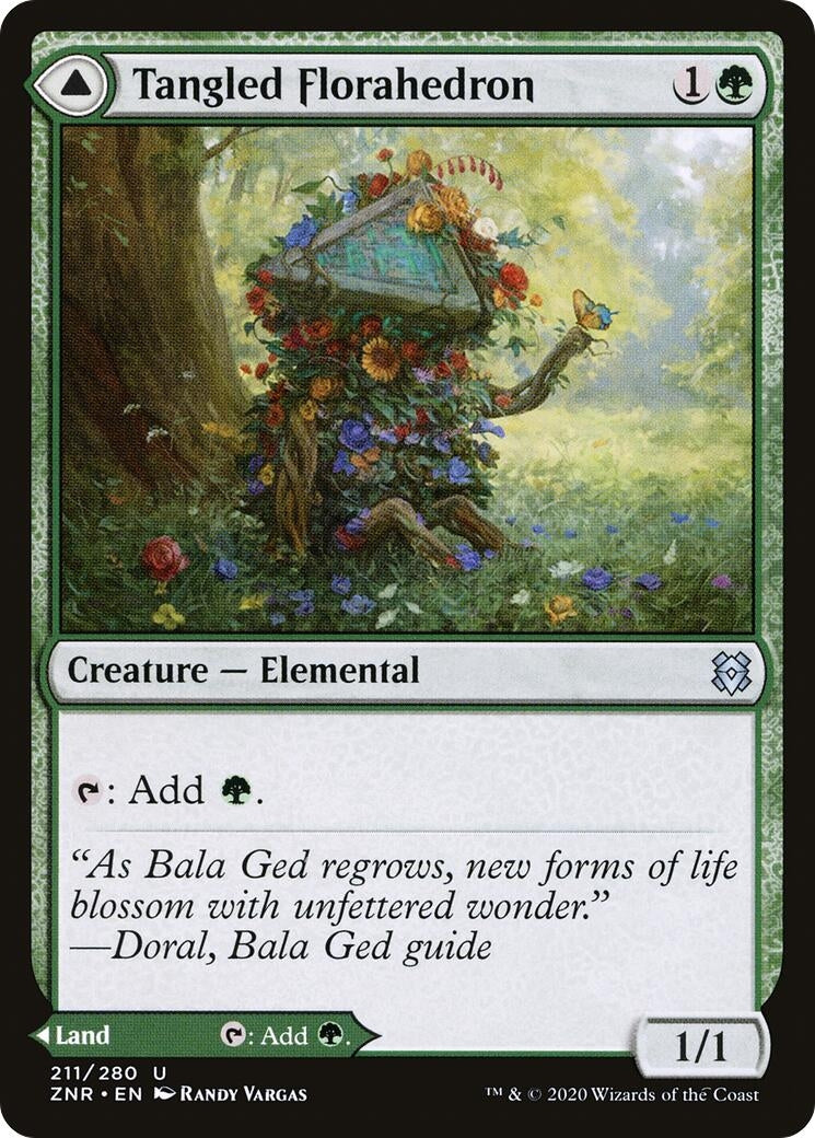 Image for Tangled Florahedron (Zendikar Rising) (211) - Magic: The Gathering