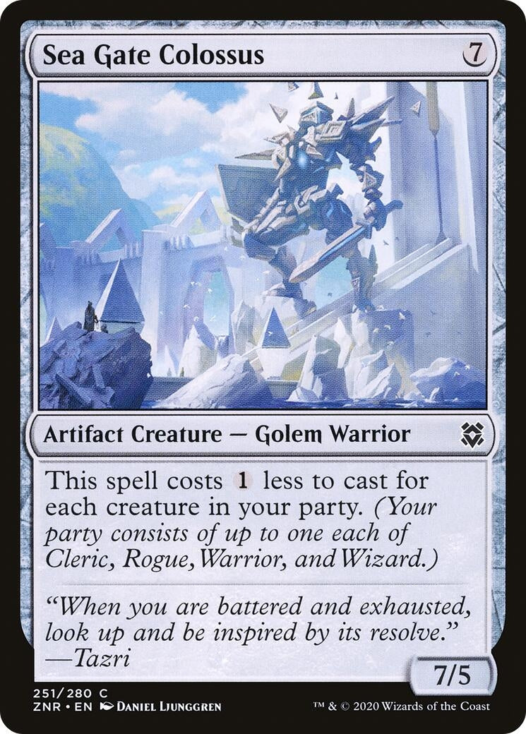 Image for Sea Gate Colossus (Zendikar Rising) (251) - Magic: The Gathering