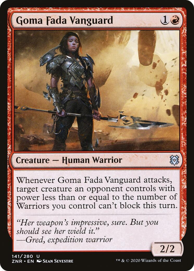 Image for Goma Fada Vanguard (Zendikar Rising) (141) - Magic: The Gathering