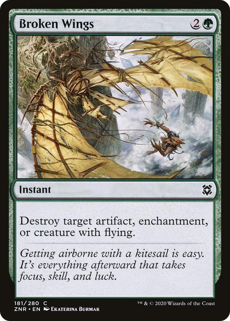 Image for Broken Wings (Zendikar Rising) (181) - Magic: The Gathering