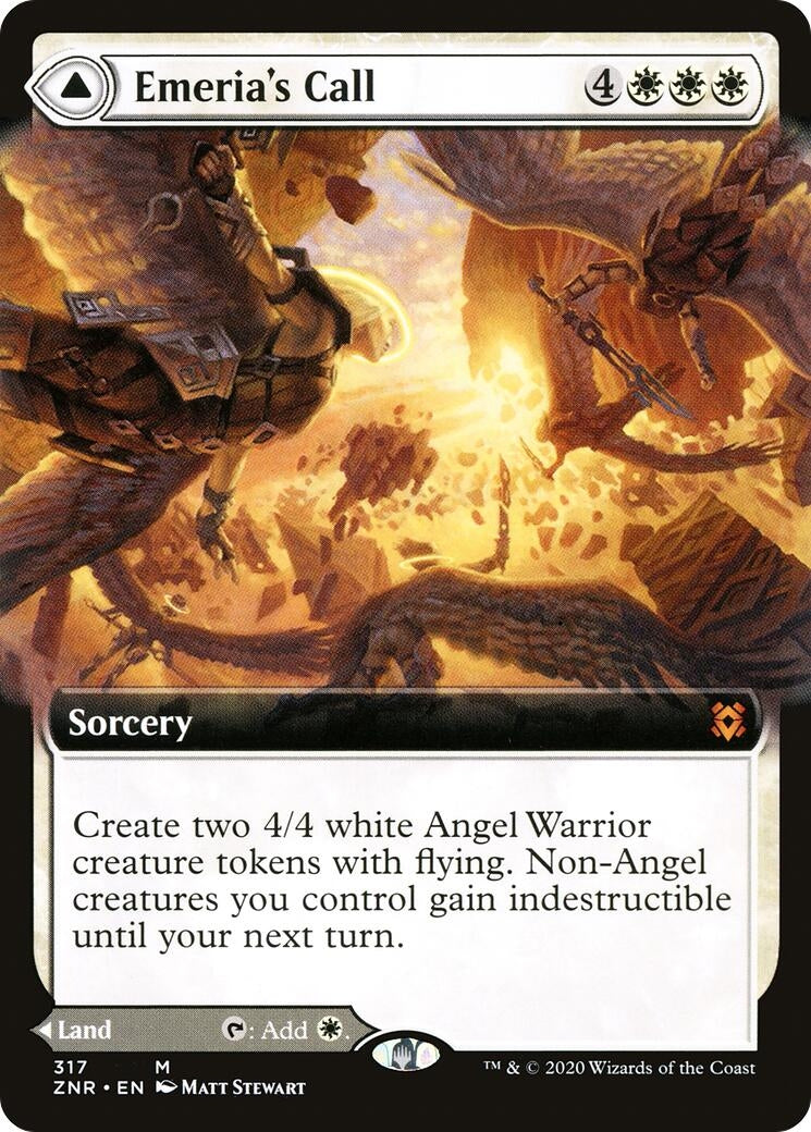 Image for Emeria's Call (Extended Art) (Zendikar Rising) (317) - Magic: The Gathering