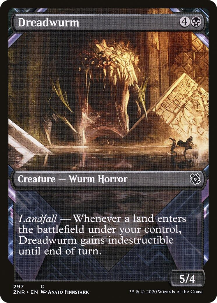 Image for Dreadwurm (Showcase) (Zendikar Rising) (297) - Magic: The Gathering