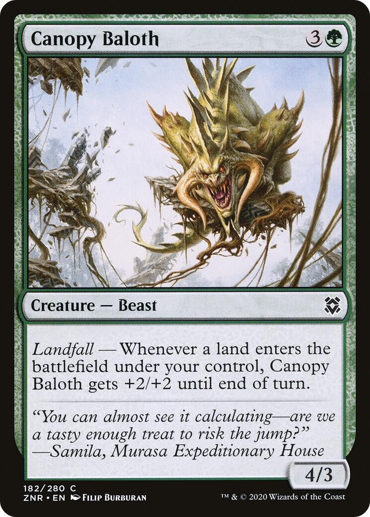 Image for Canopy Baloth (Zendikar Rising) (182) - Magic: The Gathering