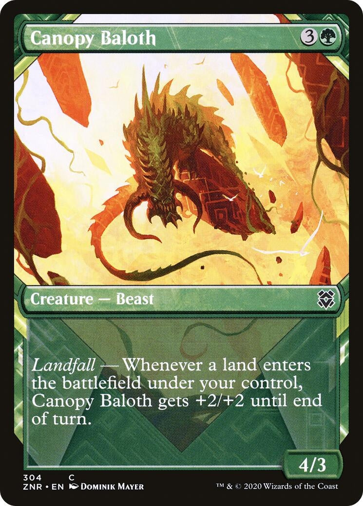 Image for Canopy Baloth (Showcase) (Zendikar Rising) (304) - Magic: The Gathering