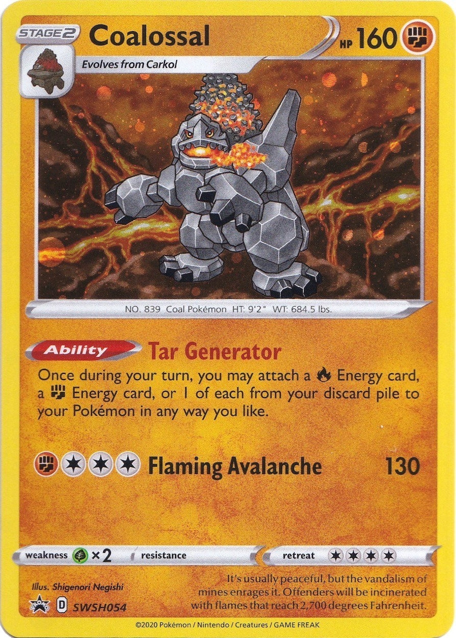 Image for Coalossal - SWSH054 (SWSH: Sword & Shield Promo Cards) (SWSH054) - Pokemon