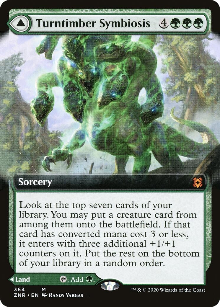 Image for Turntimber Symbiosis (Extended Art) (Zendikar Rising) (364) - Magic: The Gathering