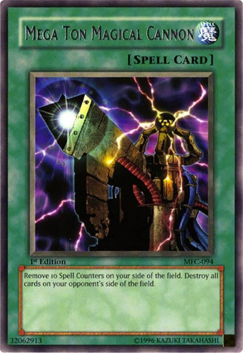 Image for Mega Ton Magical Cannon (Magician's Force) (MFC-094) - YuGiOh