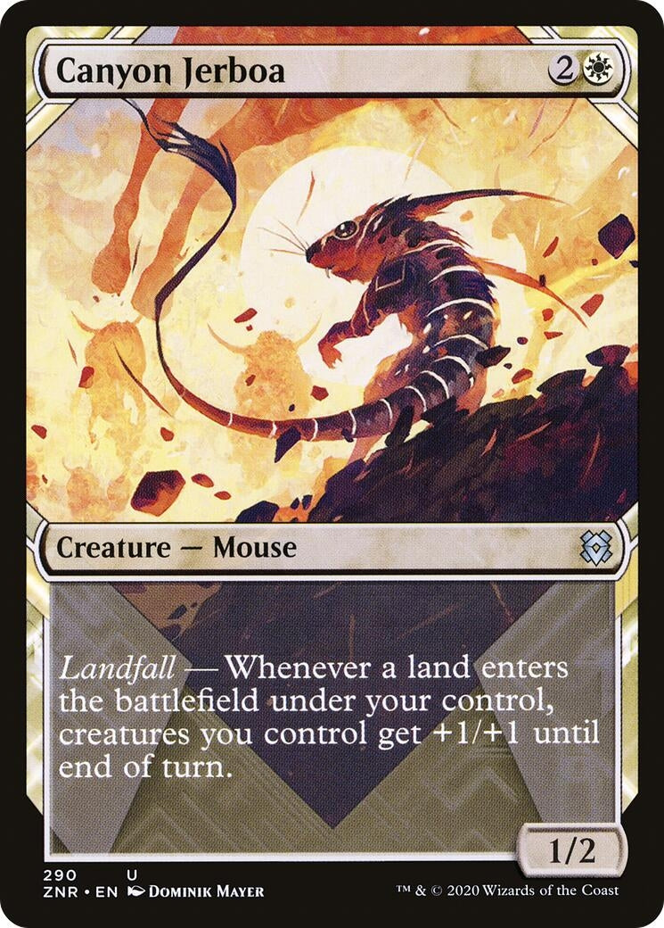 Image for Canyon Jerboa (Showcase) (Zendikar Rising) (290) - Magic: The Gathering