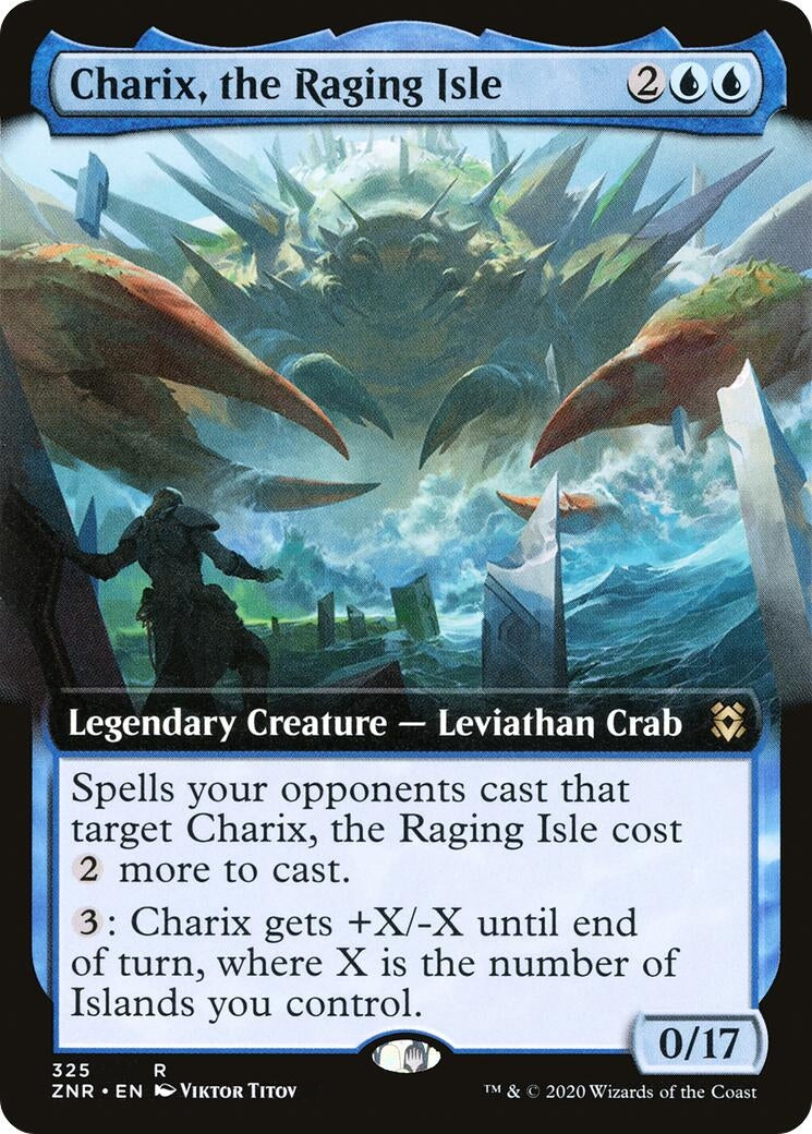 Image for Charix, the Raging Isle (Extended Art) (Zendikar Rising) (325) - Magic: The Gathering