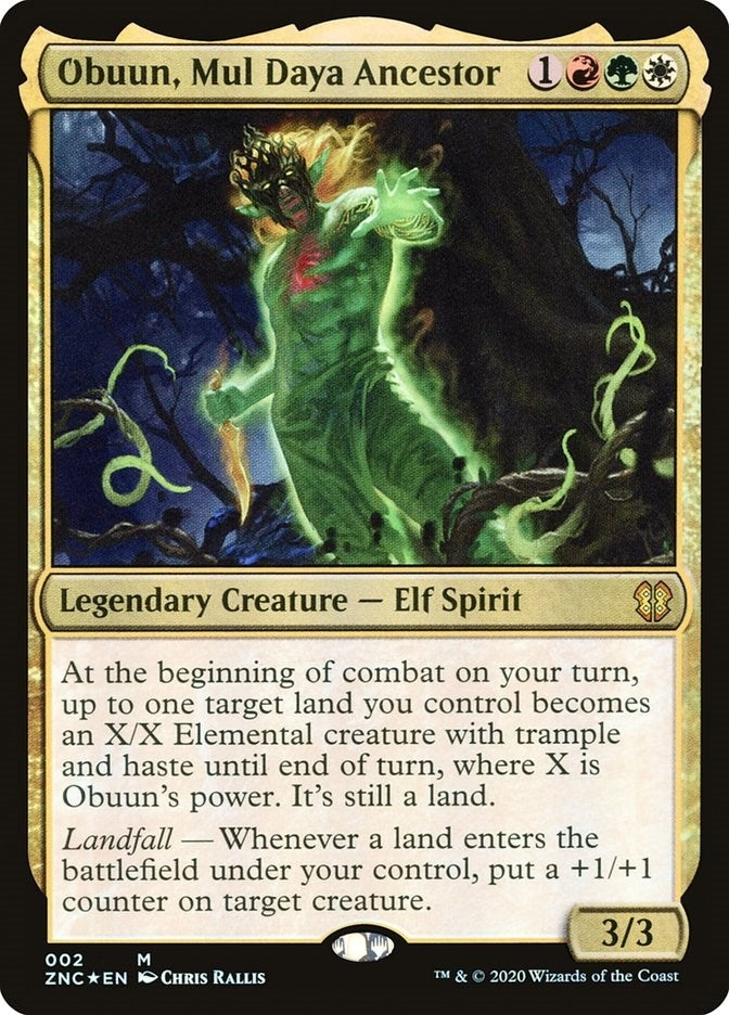 Image for Obuun, Mul Daya Ancestor (Commander: Zendikar Rising) (2) - Magic: The Gathering