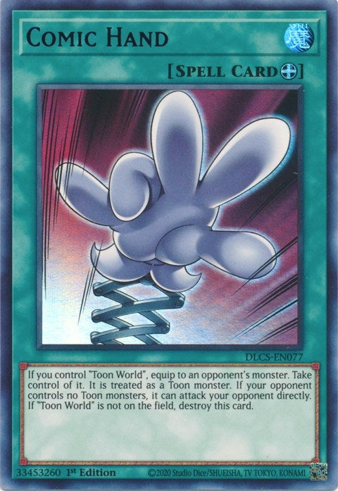 Image for Comic Hand (Purple) (Dragons of Legend: The Complete Series) (DLCS-EN077) - YuGiOh