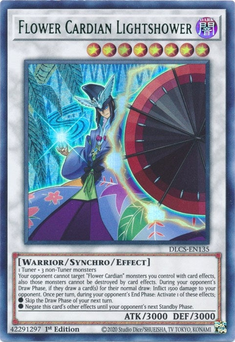 Image for Flower Cardian Lightshower (Green) (Dragons of Legend: The Complete Series) (DLCS-EN135) - YuGiOh