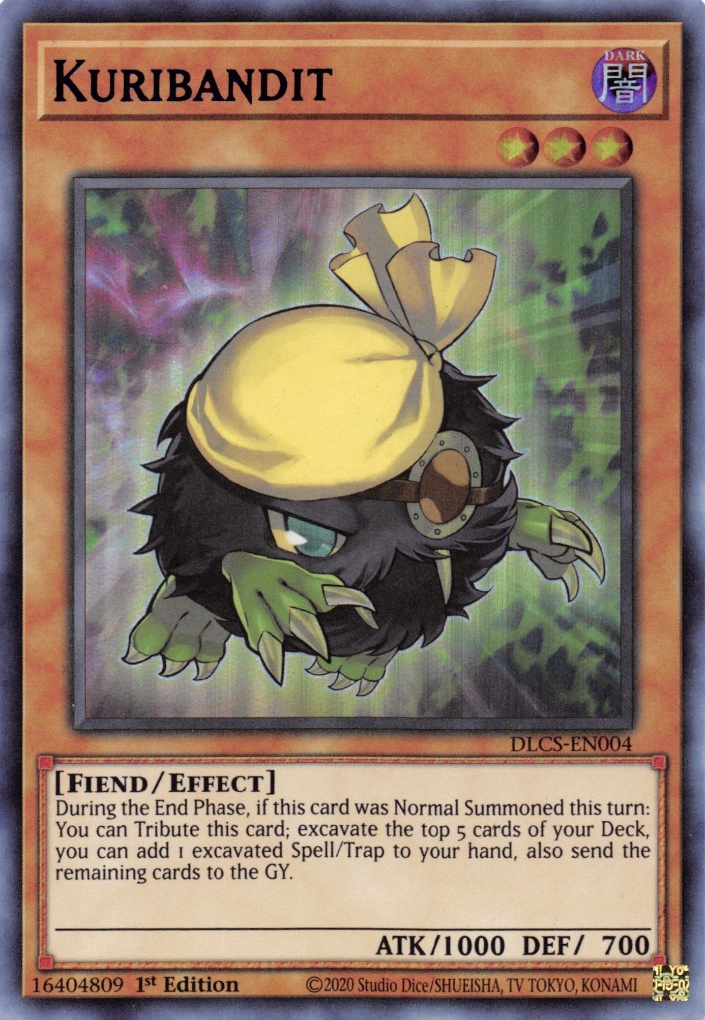 Image for Kuribandit (Blue) (Dragons of Legend: The Complete Series) (DLCS-EN004) - YuGiOh
