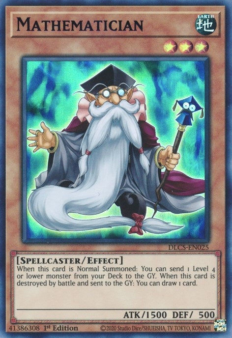 Image for Mathematician (Blue) (Dragons of Legend: The Complete Series) (DLCS-EN025) - YuGiOh