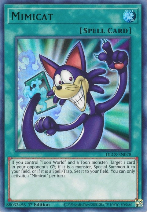 Image for Mimicat (Green) (Dragons of Legend: The Complete Series) (DLCS-EN078) - YuGiOh