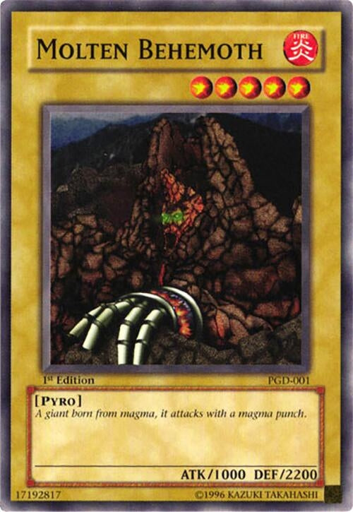 Image for Molten Behemoth (Pharaonic Guardian) (PGD-001) - YuGiOh