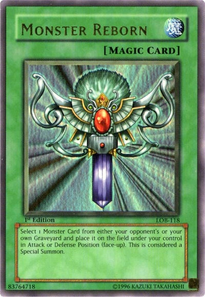 Image for Monster Reborn (The Legend of Blue Eyes White Dragon) (LOB-118) - YuGiOh