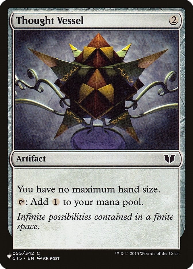 Image for Thought Vessel (C15) (The List Reprints) (055/342) - Magic: The Gathering