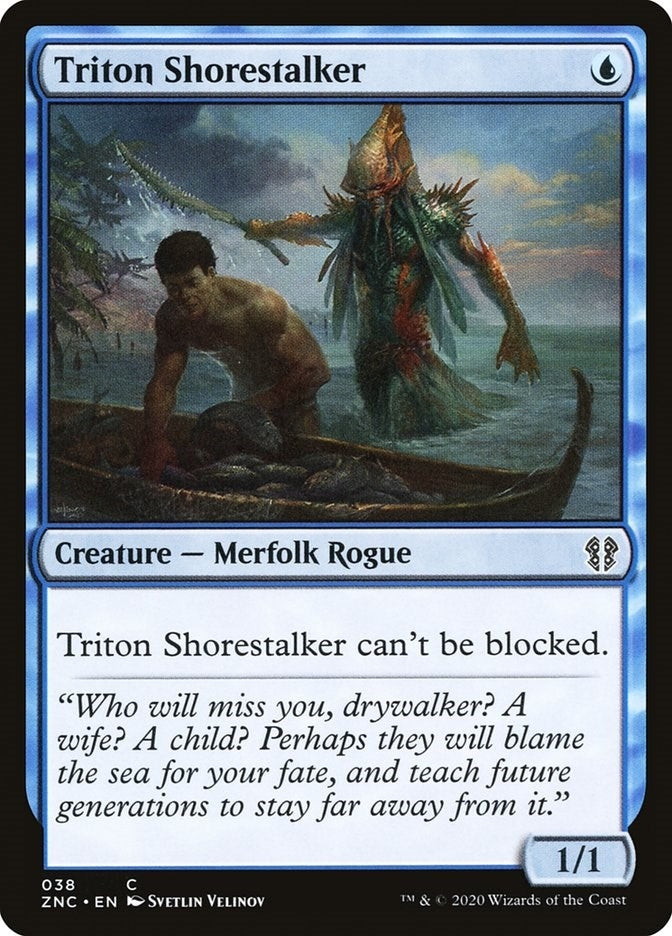 Image for Triton Shorestalker (Commander: Zendikar Rising) (38) - Magic: The Gathering