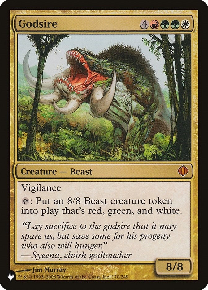 Image for Godsire (The List Reprints) (170/249) - Magic: The Gathering