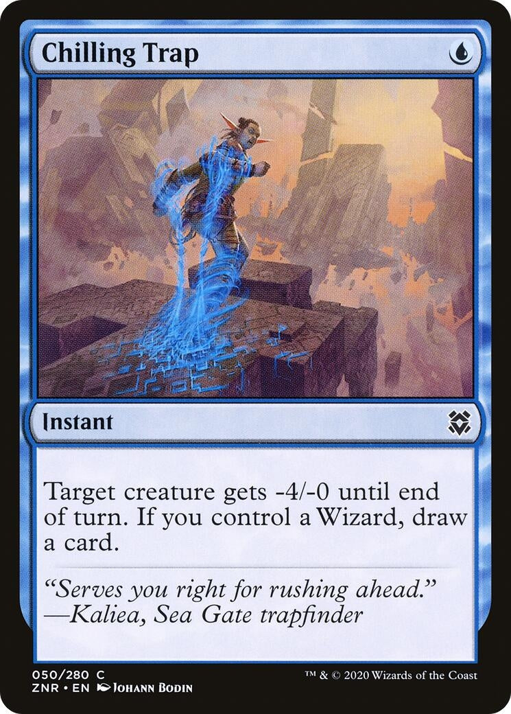 Image for Chilling Trap (Zendikar Rising) (50) - Magic: The Gathering