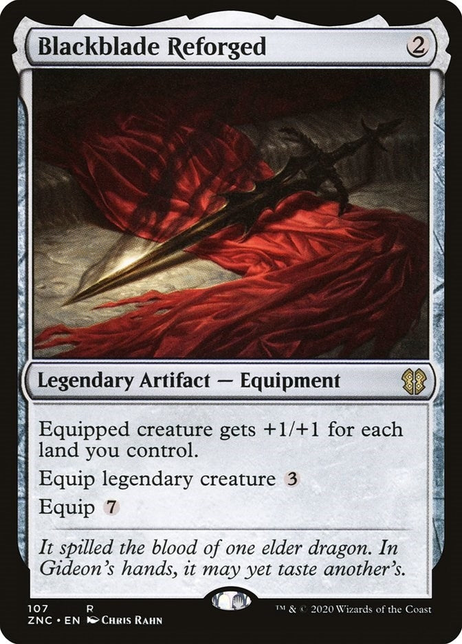 Image for Blackblade Reforged (Commander: Zendikar Rising) (107) - Magic: The Gathering