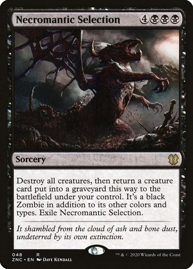 Image for Necromantic Selection (Commander: Zendikar Rising) (48) - Magic: The Gathering