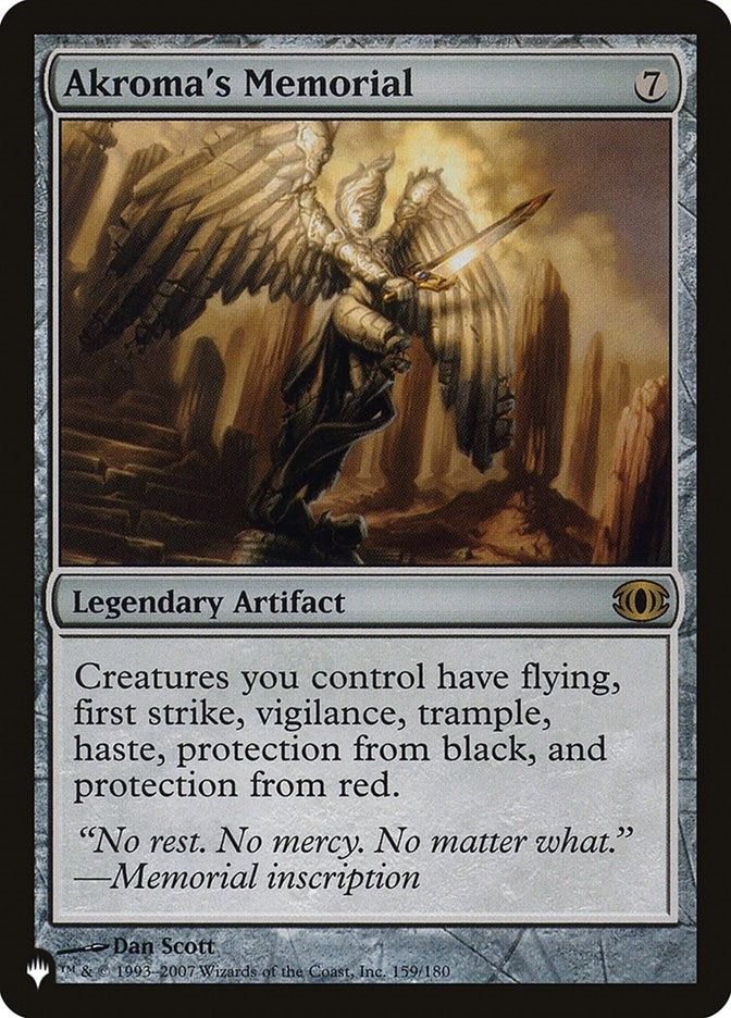 Image for Akroma's Memorial (The List Reprints) (159/180) - Magic: The Gathering