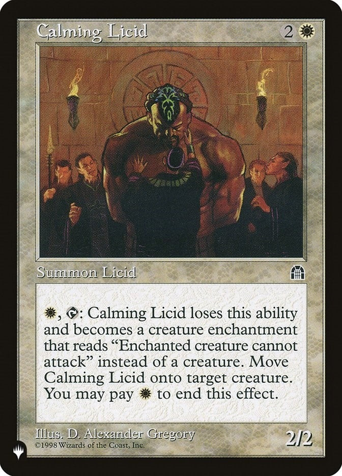 Image for Calming Licid (The List Reprints) - Magic: The Gathering