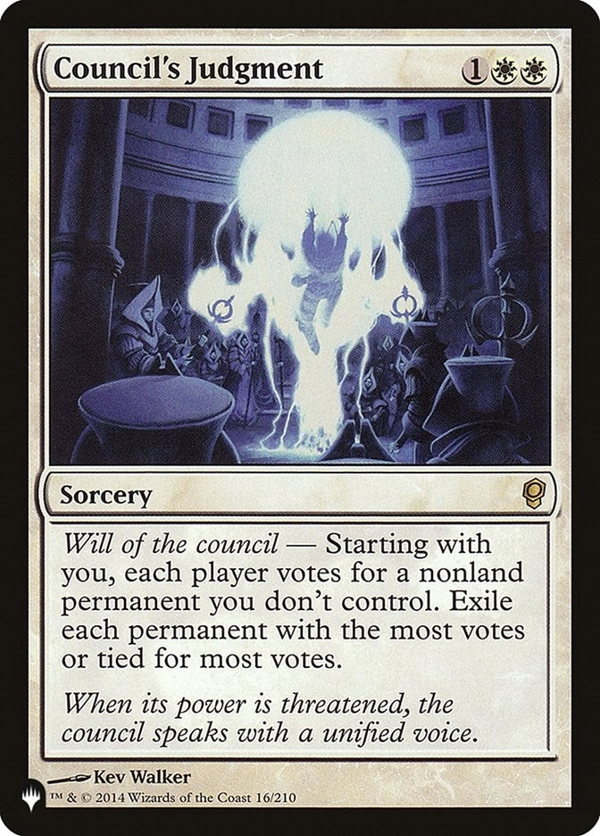 Image for Council's Judgment (The List Reprints) (16/210) - Magic: The Gathering