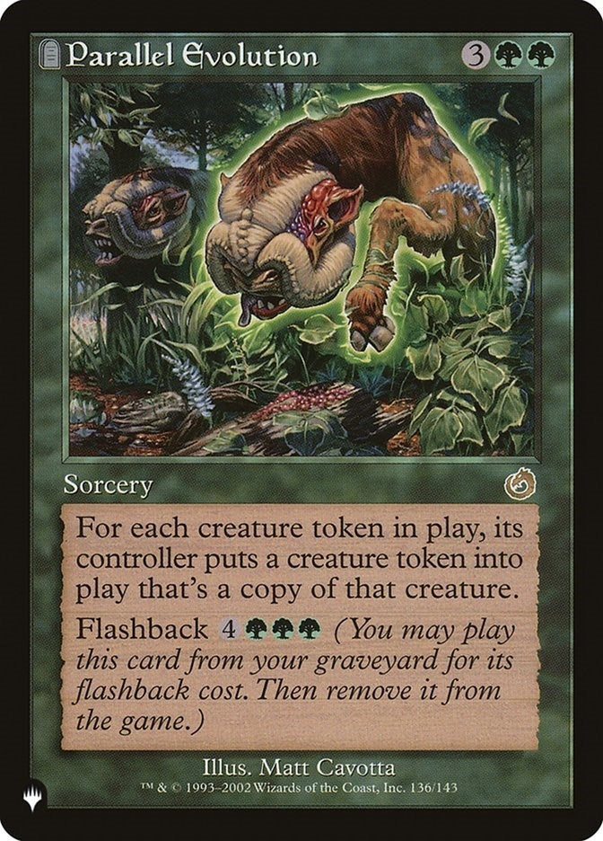 Image for Parallel Evolution (The List Reprints) (136/143) - Magic: The Gathering