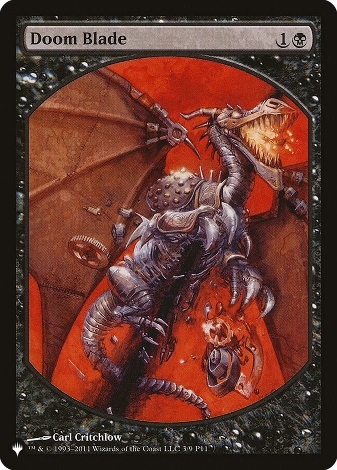 Image for Doom Blade (The List Reprints) (9-Mar) - Magic: The Gathering