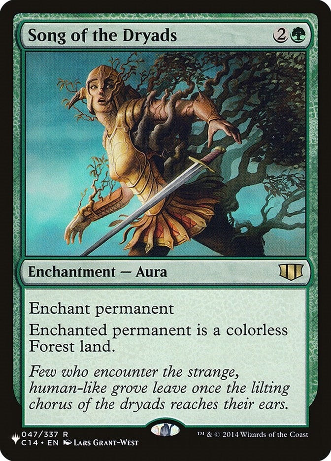 Image for Song of the Dryads (The List Reprints) (047/337) - Magic: The Gathering