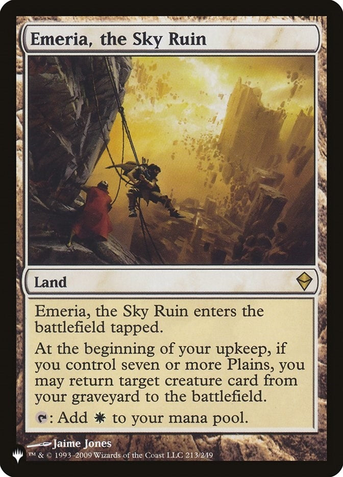 Image for Emeria, the Sky Ruin (The List Reprints) (213/249) - Magic: The Gathering
