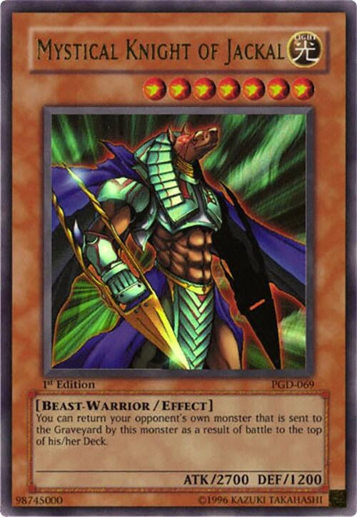 Image for Mystical Knight of Jackal (Pharaonic Guardian) (PGD-069) - YuGiOh