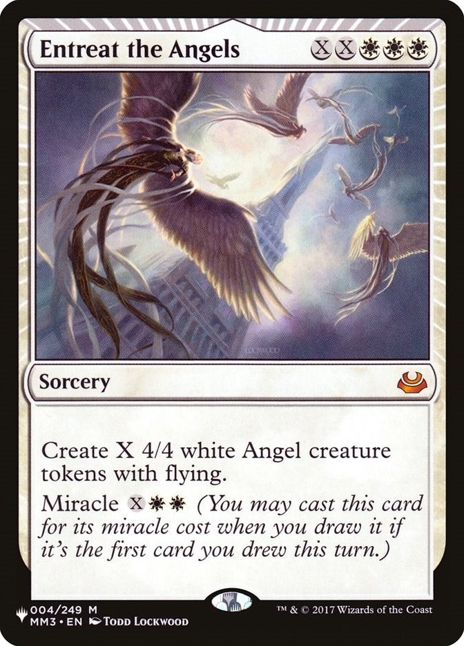 Image for Entreat the Angels (MM3) (The List Reprints) (004/249) - Magic: The Gathering